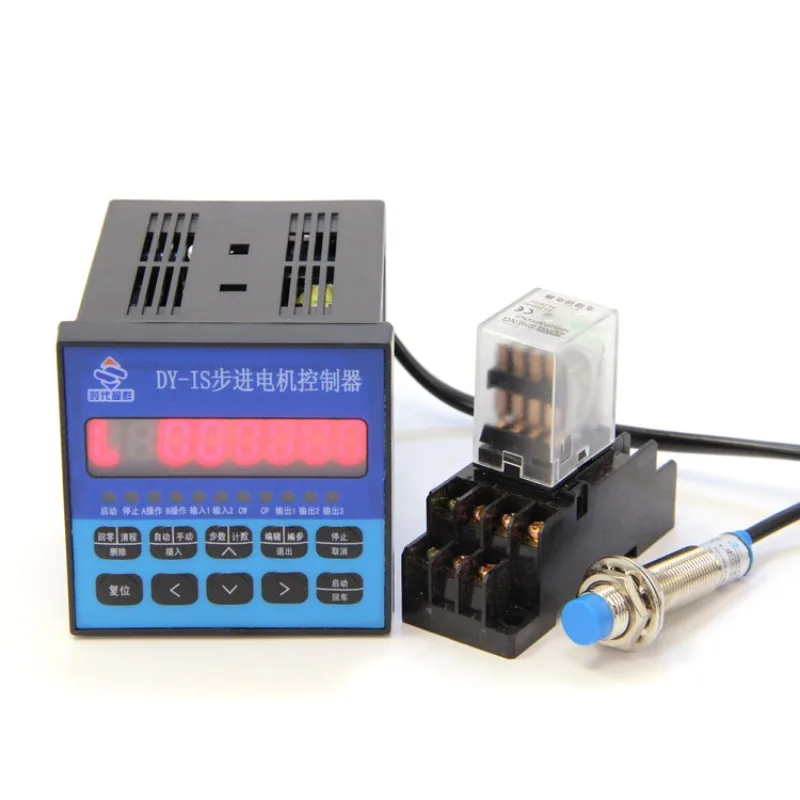 Stepper Servo Motor Controller Programmable Speed Regulation Fixed Length Motion Control DY-IS Controller Set