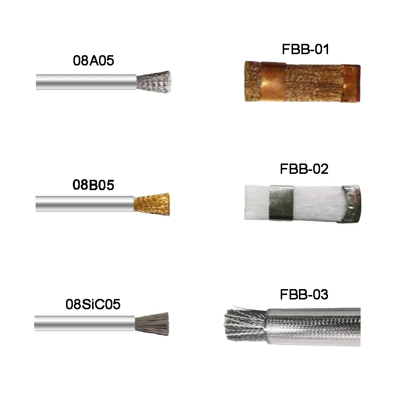 

GREATLH 5pcs/set Dental Cleaning Brush Copper Wire Brushes Steel Wire Drill Brushes Clean Tool Dental Materials