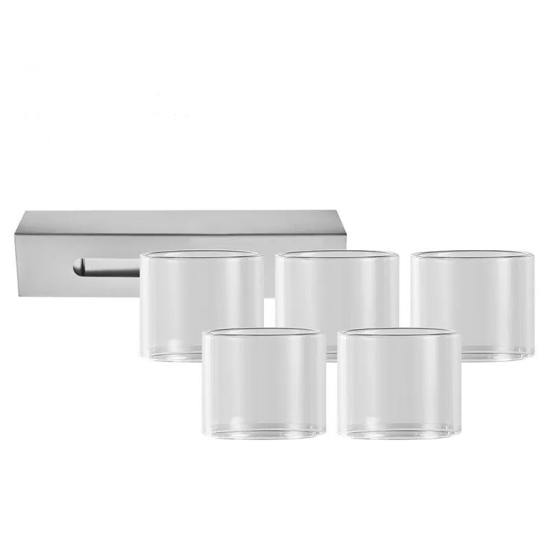 หลอดแก้วสำหรับ5ชิ้น yuhetec อะไหล่ถังแก้วสำหรับ Goon rdta 24ถังอุปกรณ์เสริมเครื่องจักร24มม.