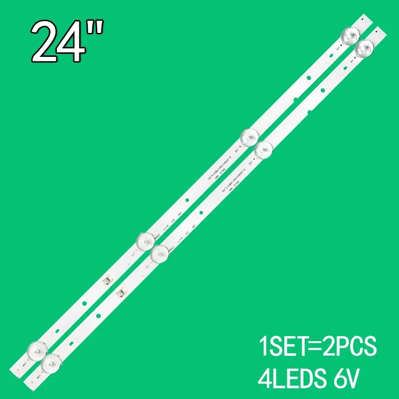 4 lámparas de 24 pulgadas para TV de 6V, JL.D23641330-140ES-M V01 _, 426mm, retroiluminación LED