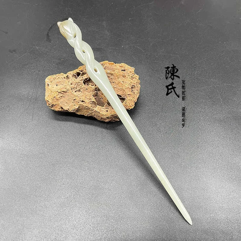 antique-style-hairpin-qing-baiyu-hair-accessory-traditional-chinese-costume-photography-props-turban-pin-jade-hair-stick