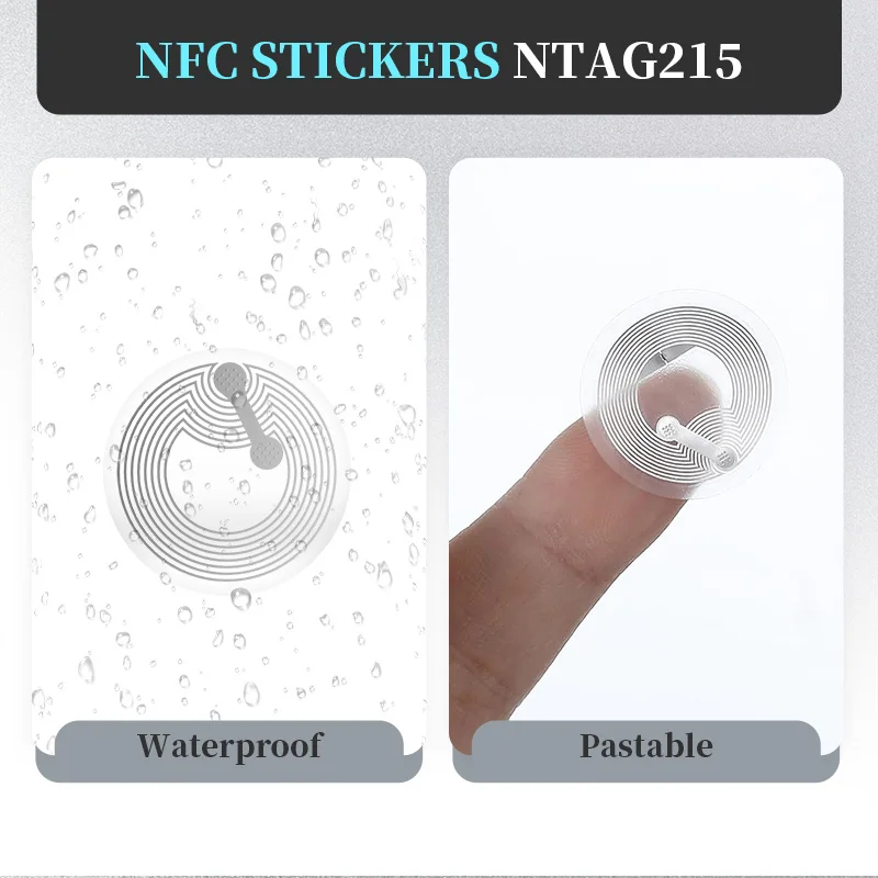 ملصقات NFC Ntag213 Size25mm متوافقة مع علامات إنترنت الأشياء، اختصارات الأتمتة الشخصية، علامات NFC، الهواتف والأجهزة المحمولة التي تدعم NFC
