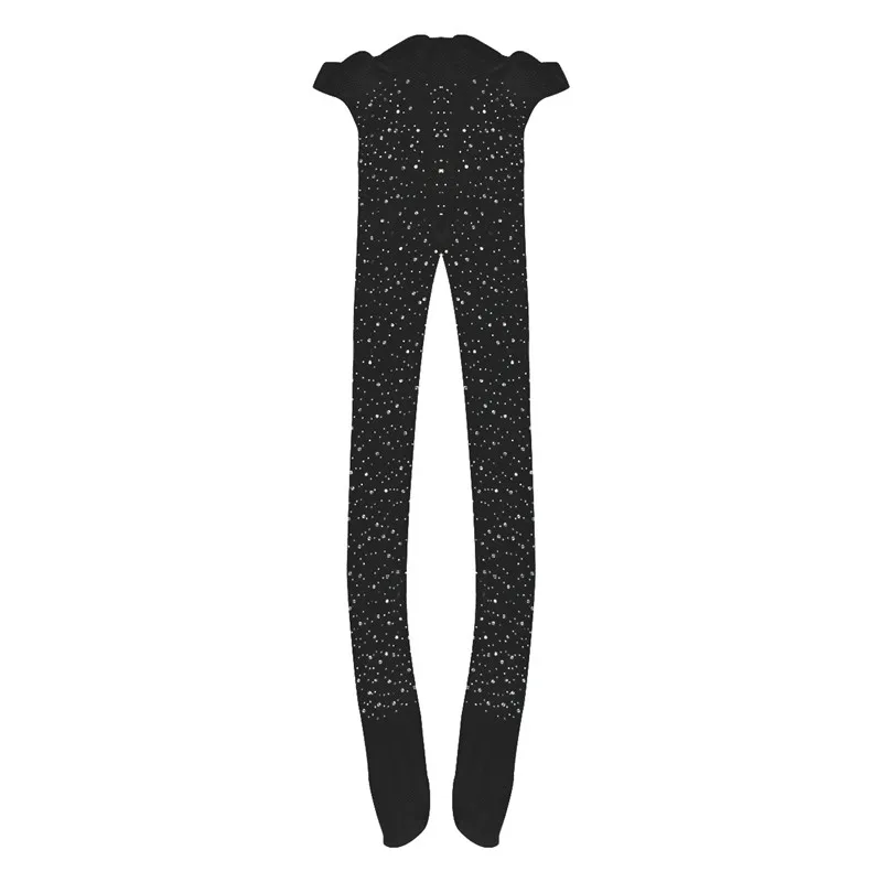 Baby-Mädchen-Strumpfhose mit Strassbesatz, elastische Netzstrumpfhose mit glänzenden Diamanten für coole, wilde Outfits, Prinzessinnen-Leggings für Kinder – Detail 14