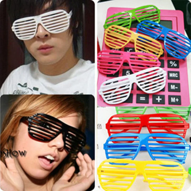 3PCS Colorful Blinds Glasses Toys Children Novelty Funny Cute Glasses Masquerade Party Decoration Birthday Creative Gifts