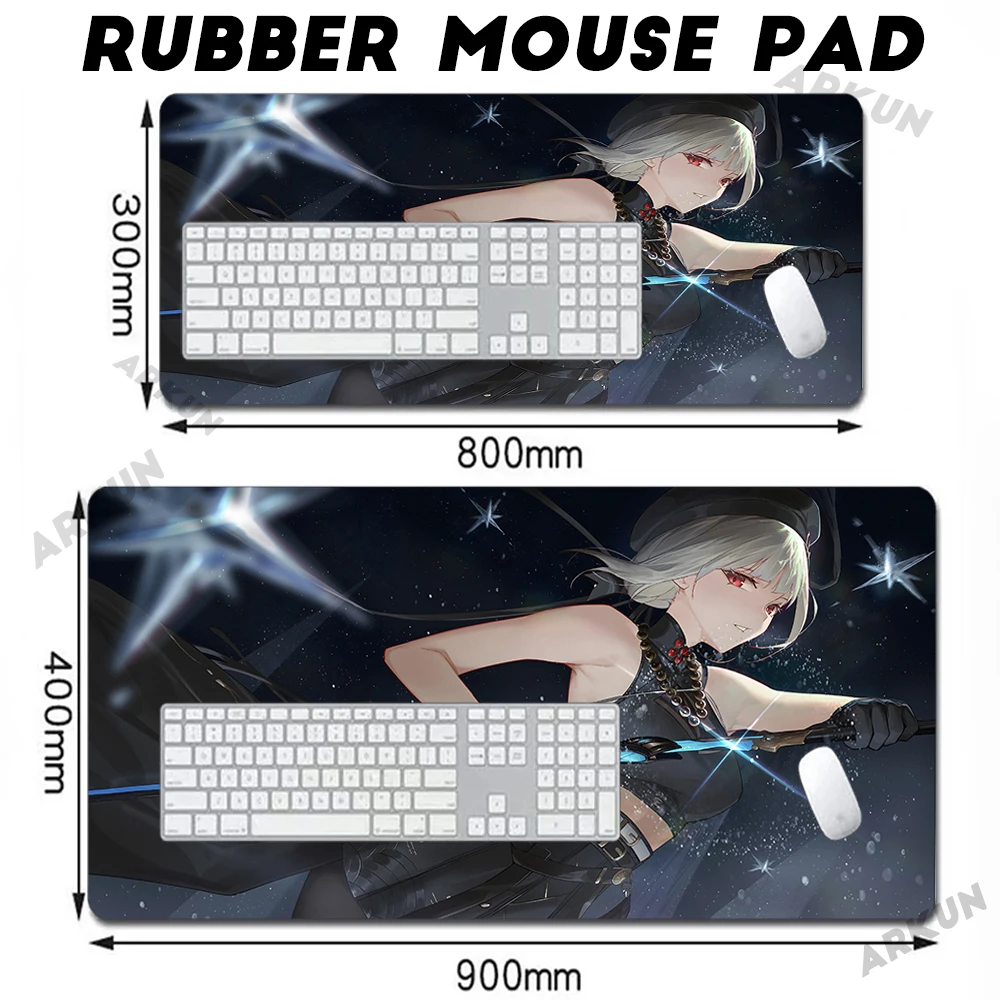 Large Cool Pretty Girl SanHua Top Fashion Wuthering Waves Mouse Pad 100x50 Big Computer XXL Big Keyboard Gamer Table Desk Mat