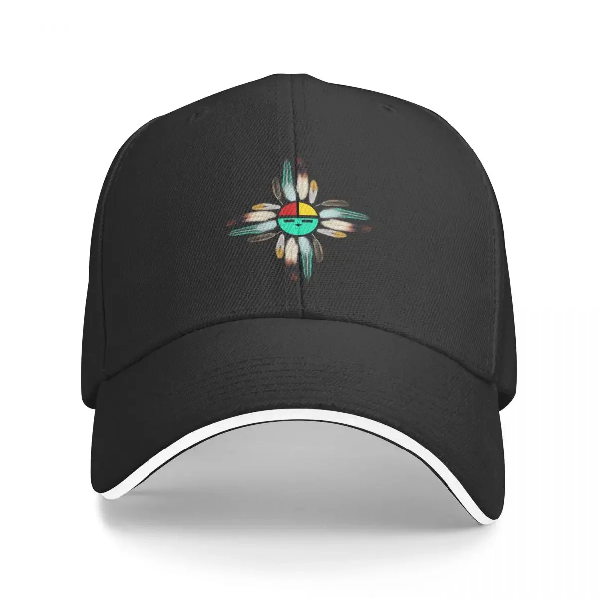 Zia Sun God con plumas Gorra de béisbol Sombrero de fiesta Sombrero de golf para el sol Sombrero de lujo Mujer Playa Outlet 2025 Hombre