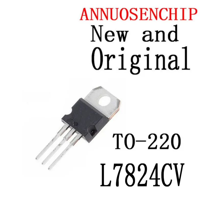 10PCS New and Original TO220 L7824 TO-220 7824 LM7824 MC7824 IC L7824CV