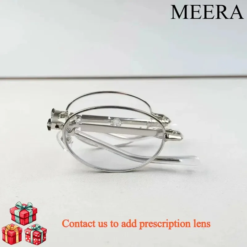 Korea Gm Style Portable Folding Sunglasses Pico Ultra Light Titanium Tour Orange SunGlasses Optical Myopia Diamond Glasses Uv400