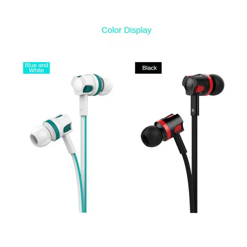Fone de ouvido para celular com cancelamento de ruído, fone de ouvido intra-auricular com microfone e computador com fio ﻿