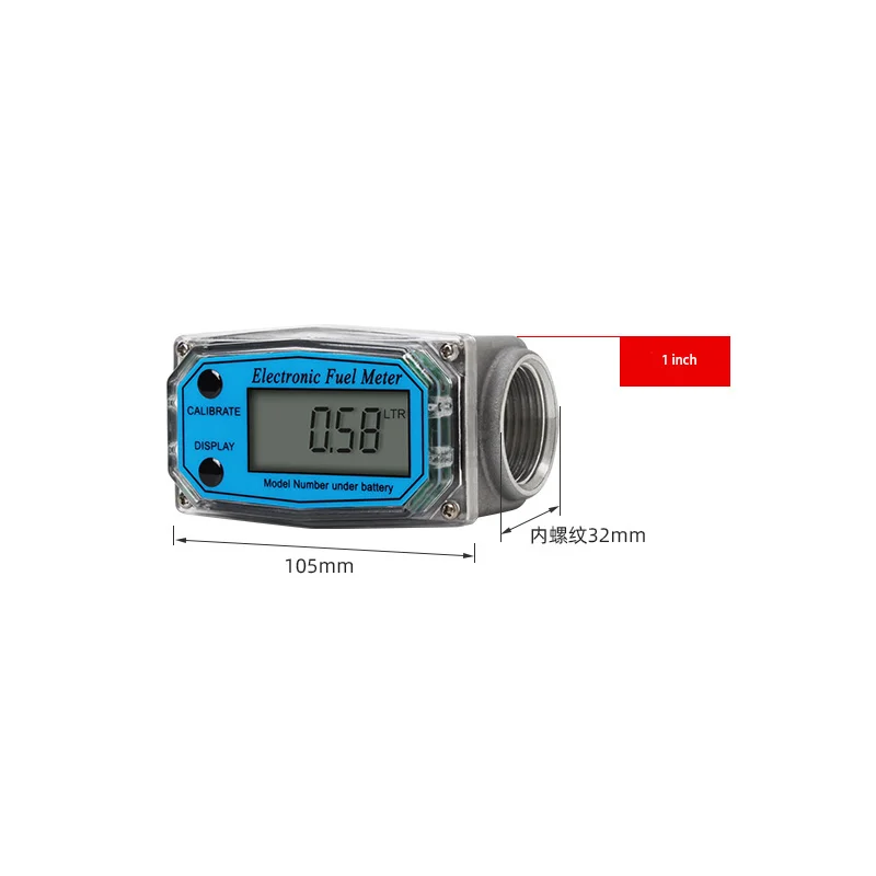 1.5inch 2inch Chemical Diesel Turbine Flowmeter Diesel Methanol Fuel Meter