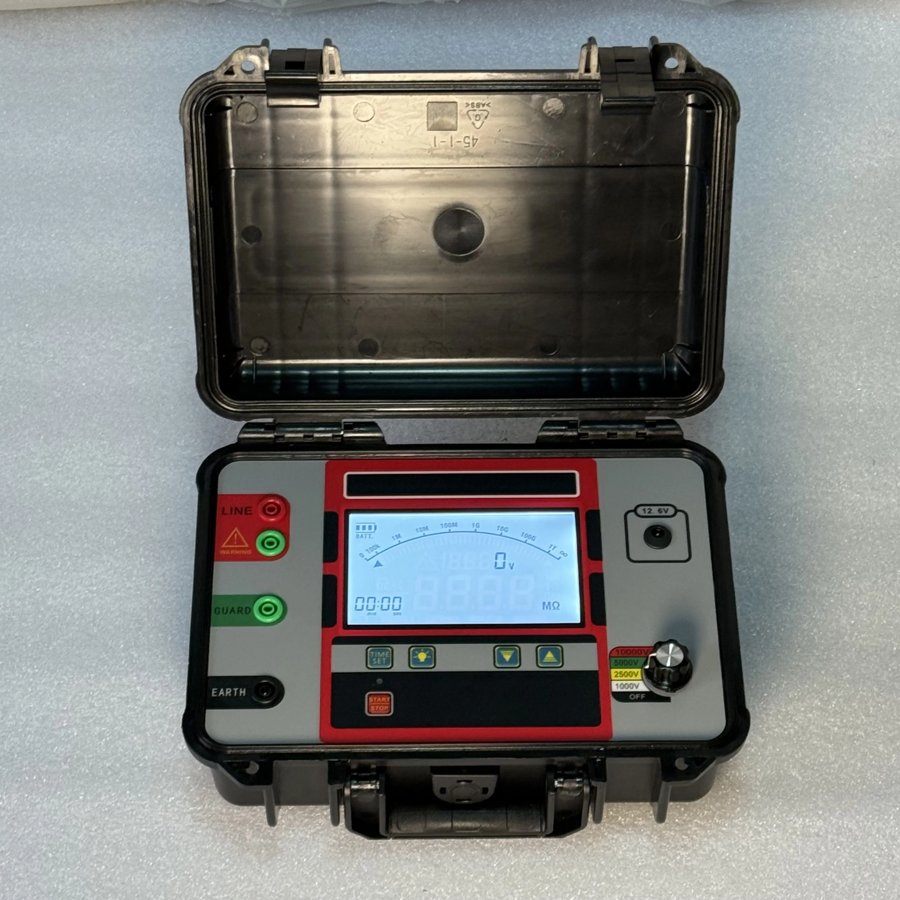 1000V 2500V 5000V 10000V Insulation Resistance Tester 10KV Megohm Meter With Strong Load Capacity and Anti-interference Ability