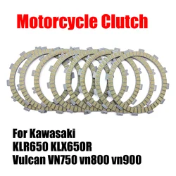 For Kawasaki KLR650 KLX650R Vulcan VN750 vn800 vn900 8PC 1SET Motorcycle Friction Clutch Plates Disc Plate Kit