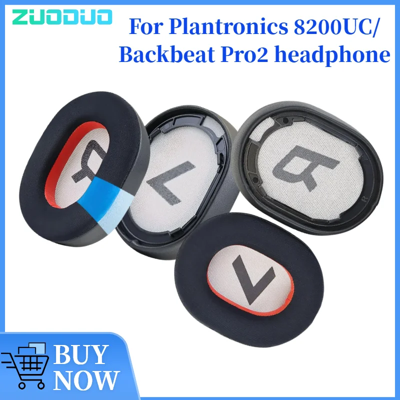 

ZUODUO Cooling Gel Football mesh Ear Pads For Plantronics 8200UC/Backbeat Pro2 Headphones Cover Memory Foam Ear Cushions