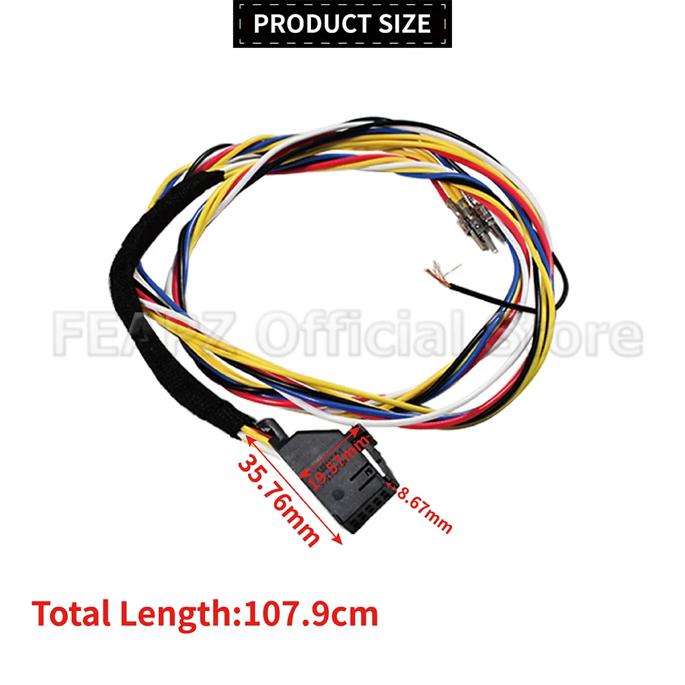 Cruise Control System Connector Cable Wire Harness For VW Passat Golf Jetta Bora GTI MK4 B5 Beetle Skoda Superb Seat 1J1970011F