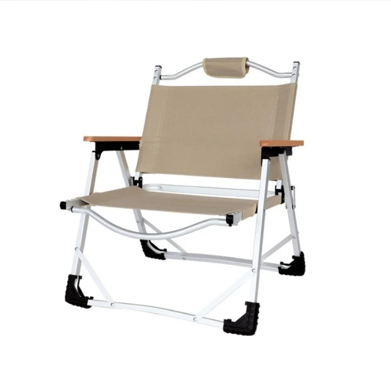 

Portable outdoor aluminum alloy folding chair camping lightweight fishing chair camping supplies