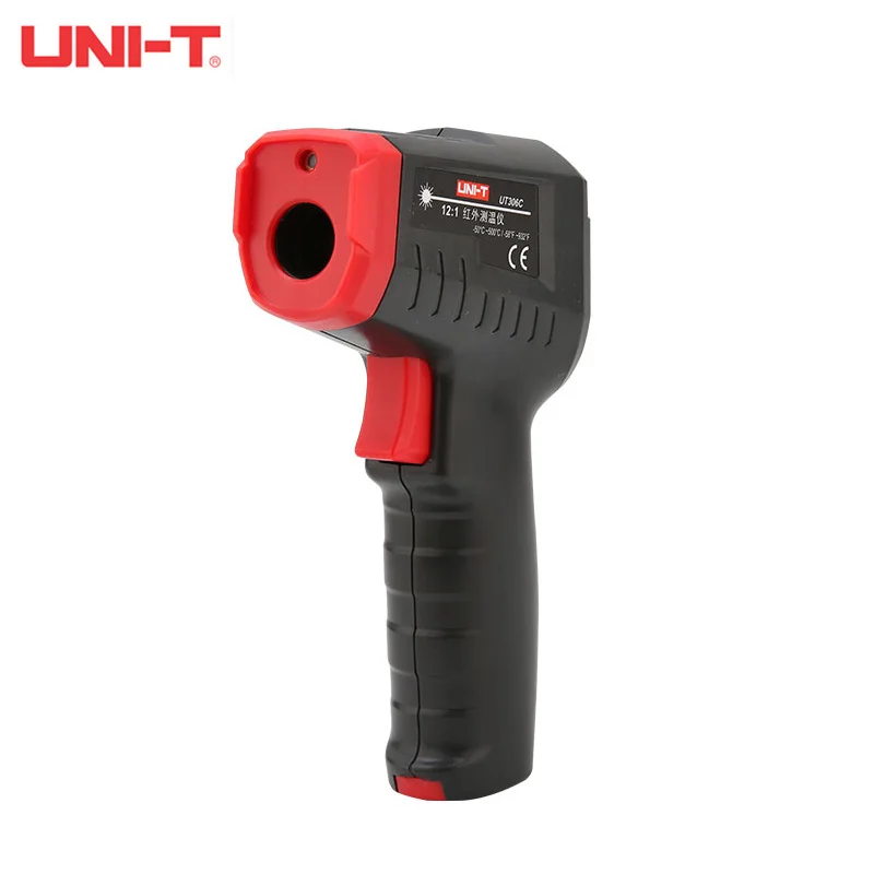 UNI-T Infrared Digital Thermometer UT306S UT306C Laser Thermometer Non-contact Pyrometer Imager Color LCD Light Alarm