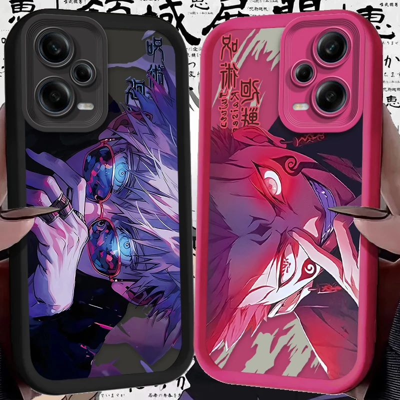 Jujutsu Kaisen Gojo Satoru Phone Case for Xiaomi Redmi Note 13 12 11 Pro Plus 4G 5G 12S 11S 10S 10 9 9S 8 12C 13C A3 Soft Cover