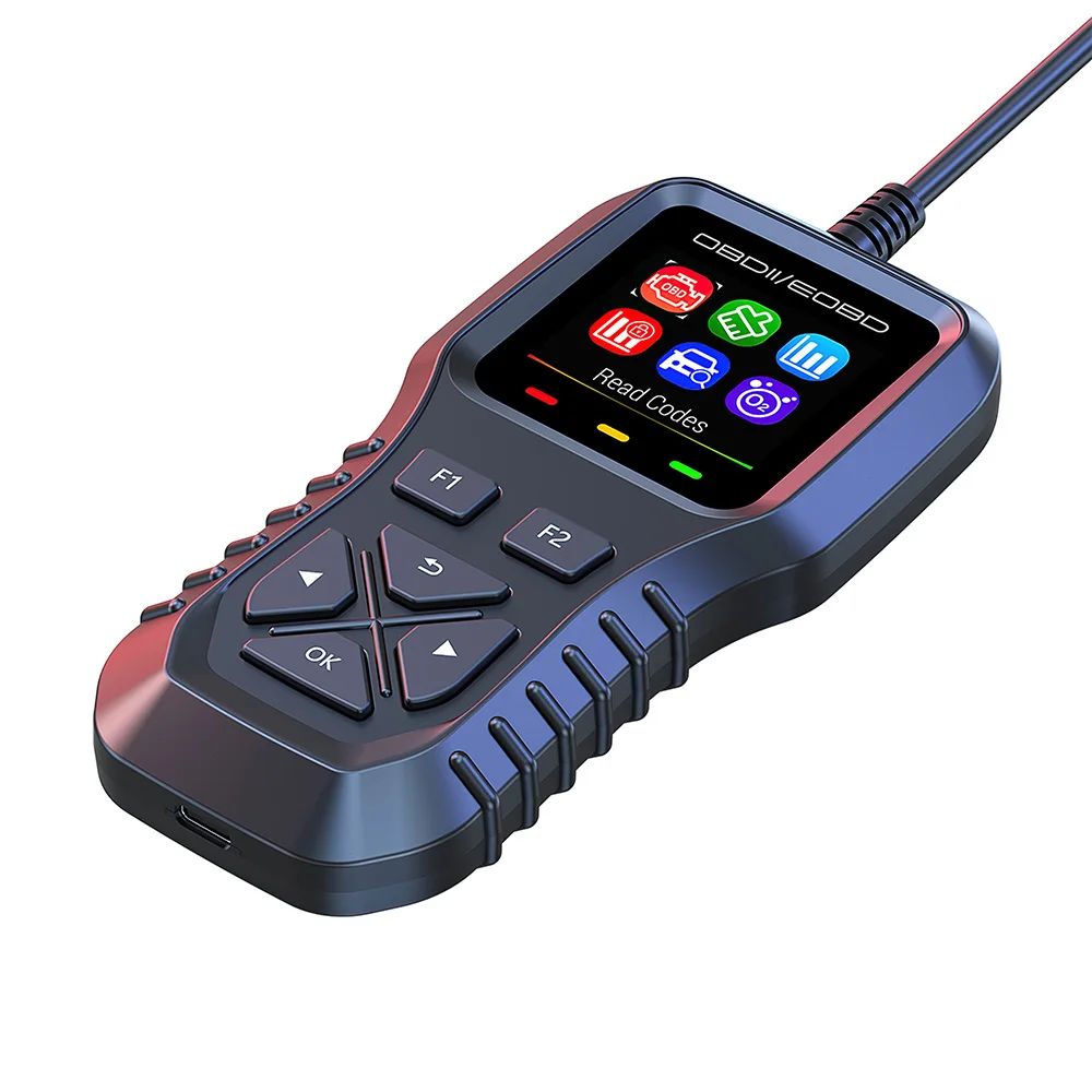 الماسح الضوئي obd2 قارئ رمز السيارة تحقق قارئ خطأ ضوء المحرك أداة مسح ضوئي تشخيصي السيارات obd ii الماسح الضوئي
