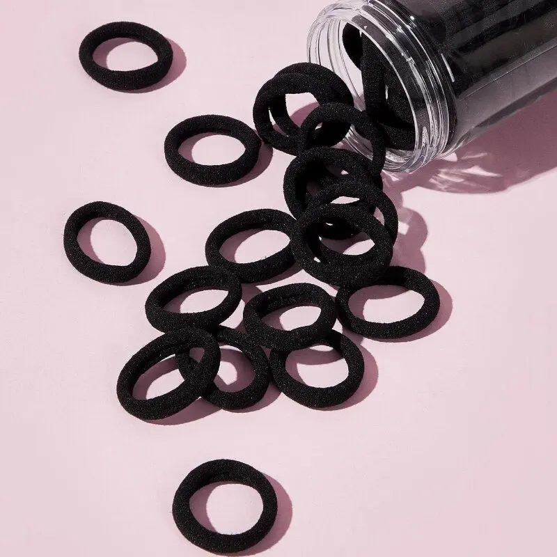 100 stücke Koreanische Handtuch Haar Bands Hohe Elastizität Nahtlose Haar Seil Candy Farbe Haar