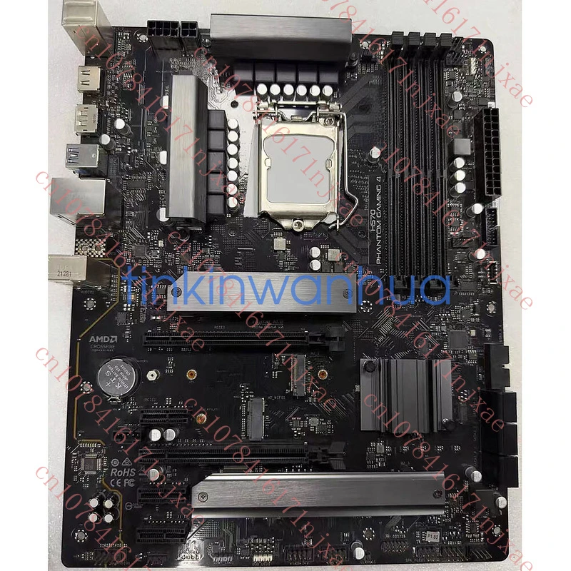 

used For ASRock H570 Phantom Gaming 4 Motherboard DDR4 PCIe 4.0 M.2 Mainboard.
