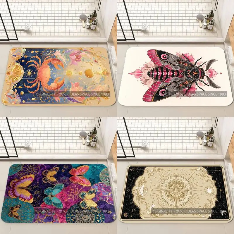 

Crab & Celestial Pattern Living Room Decoration Home Sofa Non-Slip Carpet Study Bedroom Tatami Children'S Soft Floor Mat