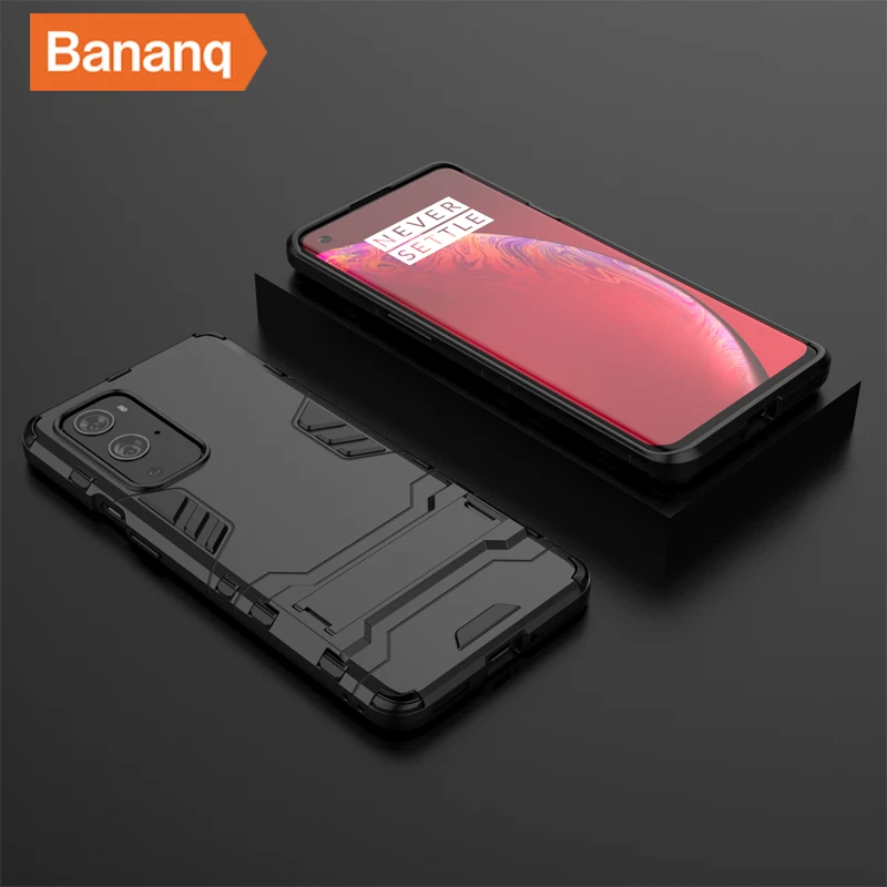 

Bananq ShockProof Stand Armor Case For One Plus 6 7 8 9 6T 7T 8T Pro Holder Phone Cover For One Plus Nord N100 N200 5G