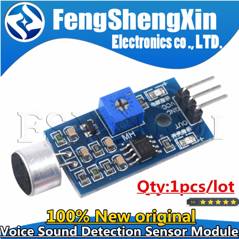 1-5-10pcs 3pin Voice Sound Detection Sensor Module Intelligent Smart Vehicle Robot Helicopter Airplane Aeroplane Car for arduino