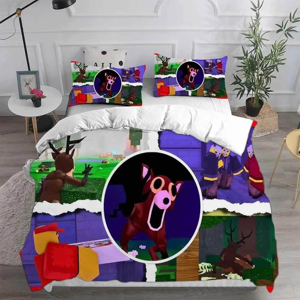 99 Nights in the Forest Duvet Cover Pillowcase Bedding Set Adult Boy Girl Bedroom Decoration Children Single Double Large Size