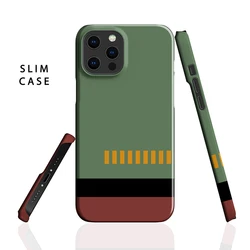 Boba Fett Stripes Phone Case for iPhone 17 Air 16 15 14 Pro Max PLUS 13 12 Mini 11 Men Silicone Lining Tough Funda Snap Cover
