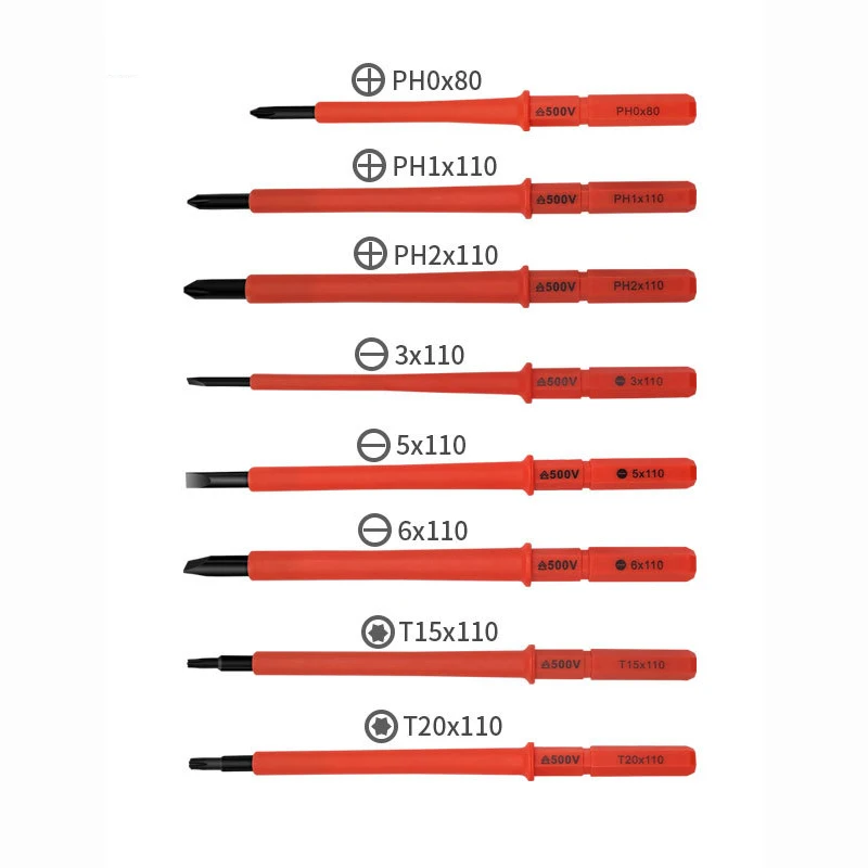 Insulated Screwdriver Set Home Maintenance Electrician Anti Electric Screwdriver Kit