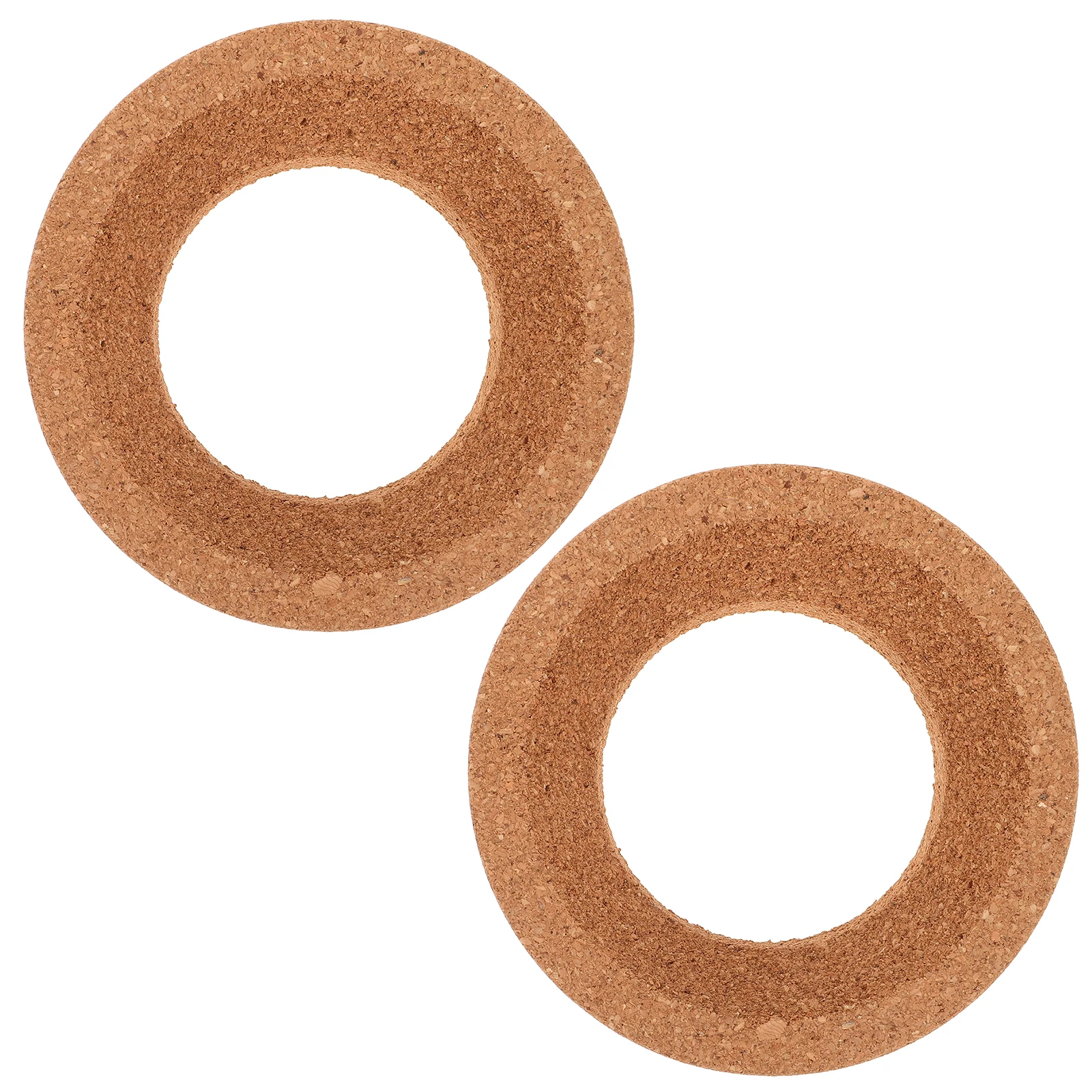 

2pcs Cork Stand For Flask Holder Black Cork Ring Lab Flask Stand Equipment Bracket Round Stable