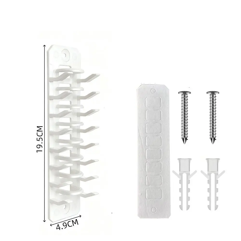 Closet Cap Rack Hat Organizer for Baseball Caps Space Saving Sundries Storage Baseball Caps Organizer for Door Closet Plastic view 2