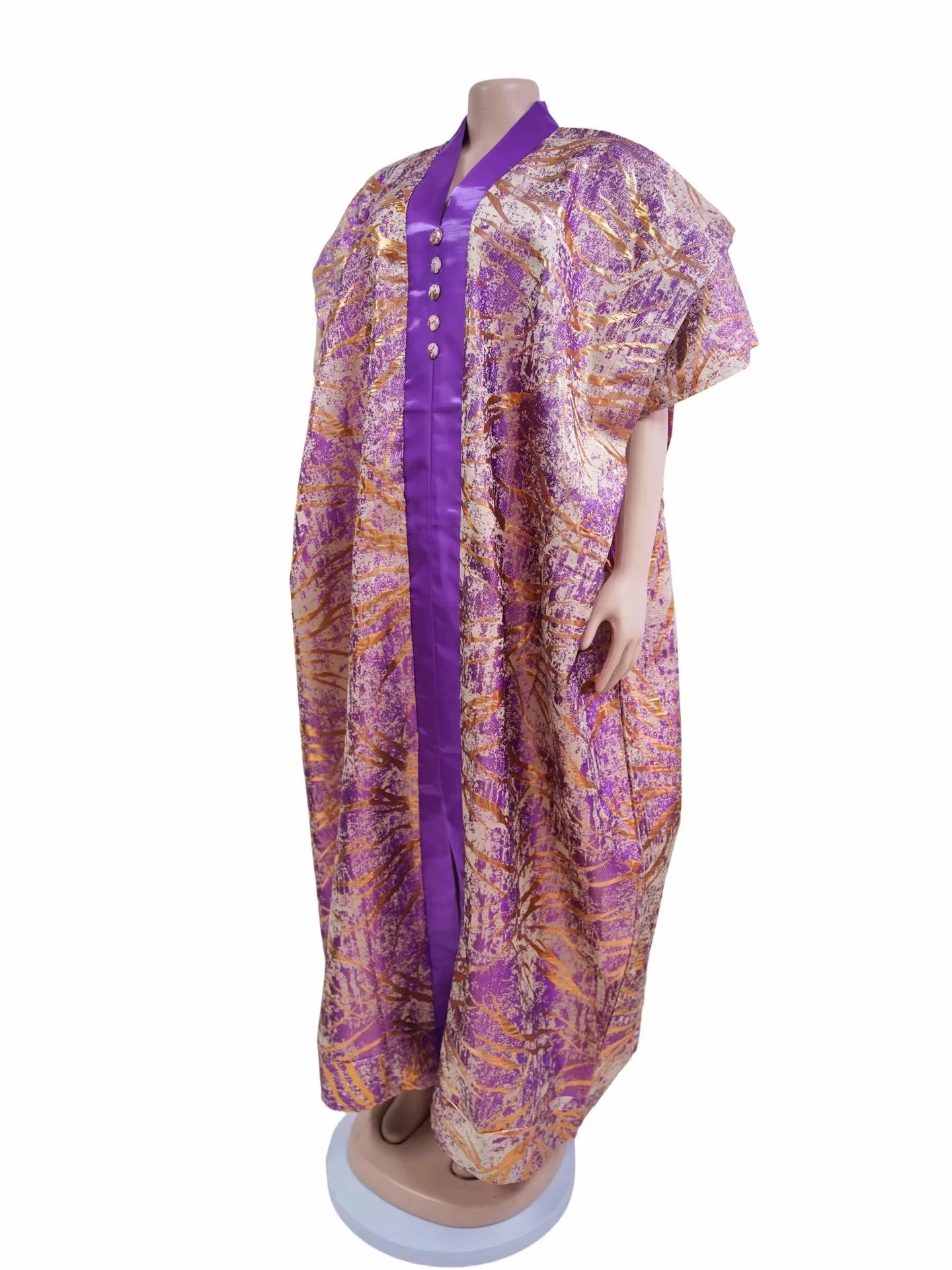 

African Dresses For Women Elegant Polyester 2025 New Muslim Fashion Abayas Dashiki Robe Kaftan Maxi Dress Turkish Africa