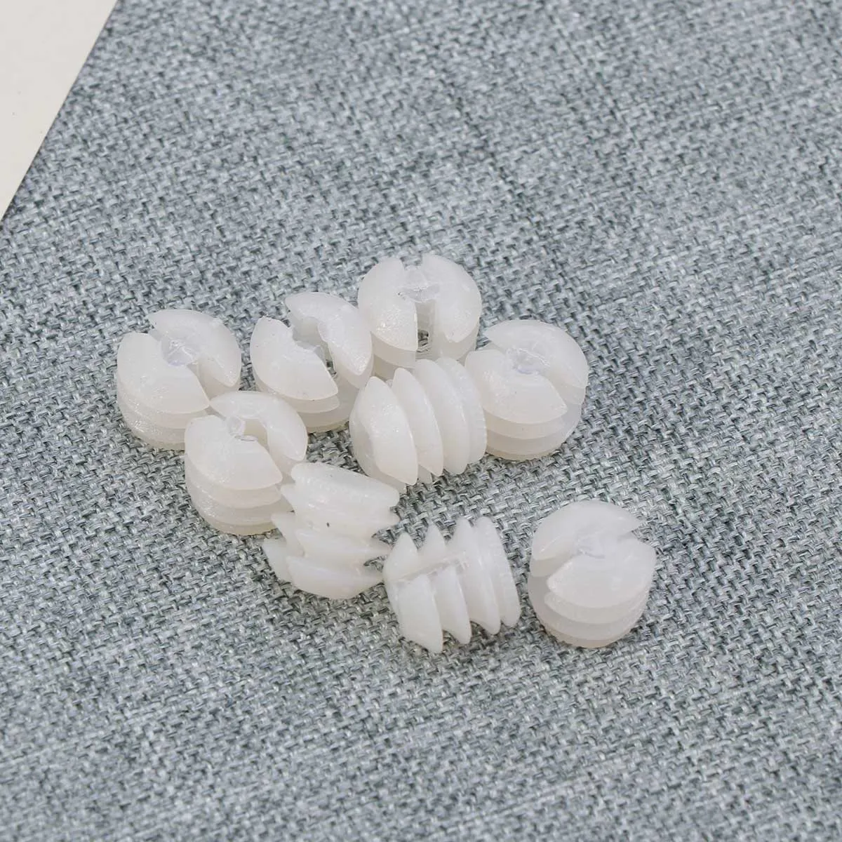 

10Sets Furniture Connectors Tapered Threads Vibration Resistant Self-Tapping Design for Drawer Cabinet Cupboard Wood Furniture