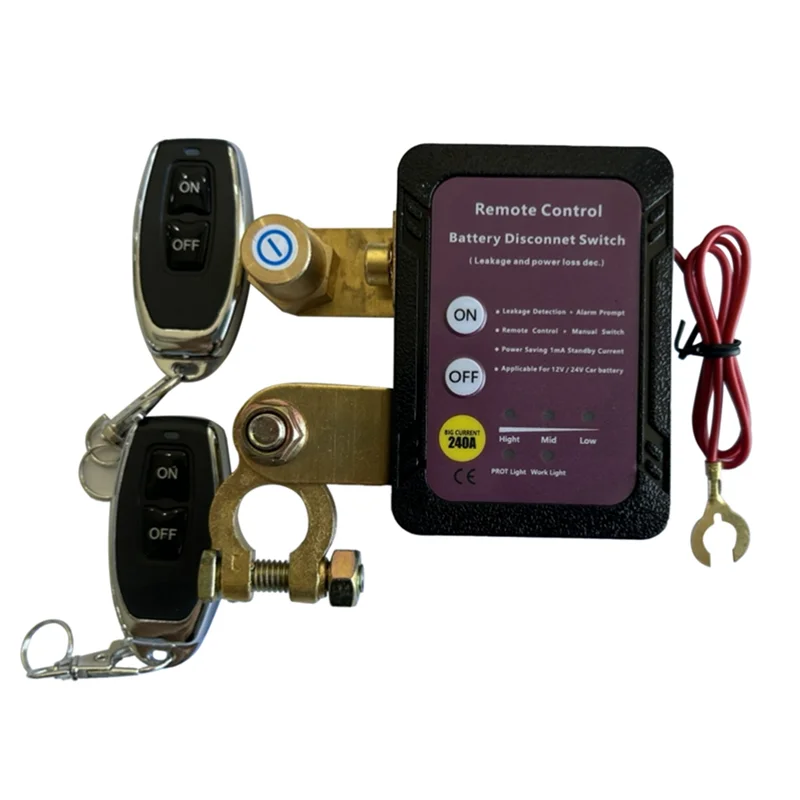 B47B-беспроводное двойное дистанционное автомобильное реле отключения аккумулятора, главный выключатель, 12 В, запасные части для задних автомобильных реле