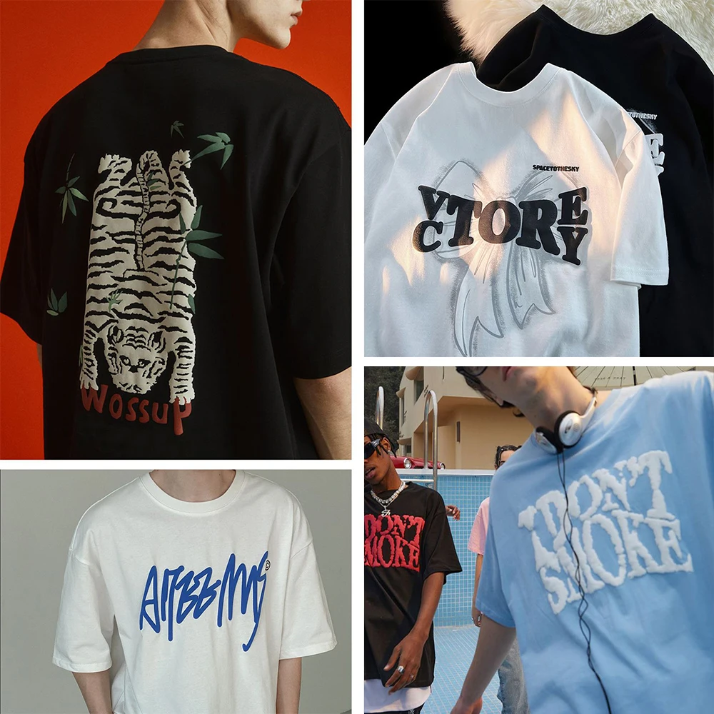 Vinile a trasferimento termico con soffio di colore 3D 25cm x 30cm - 10 fogli di pellicola per lettere in schiuma HTV materiale in vinile per trasferimento da stiro