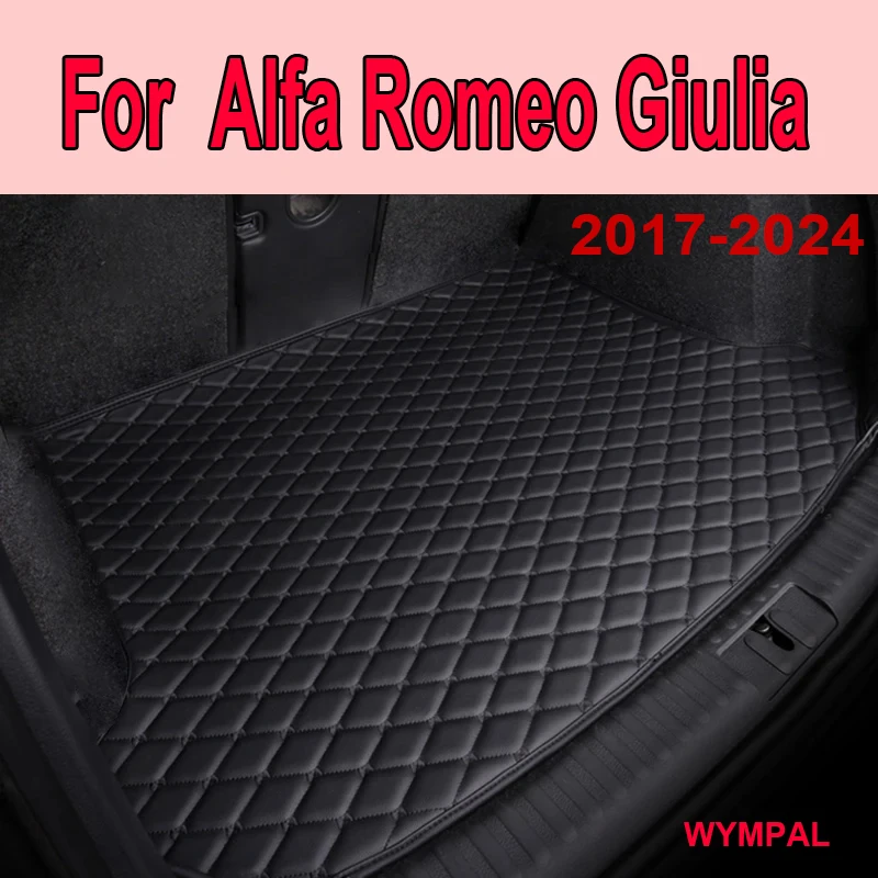 

For Alfa Romeo Giulia 2017 2018 2019 2020 2021 2022 2023 2024 Car floor mats Custom foot Pads automobile carpet cover