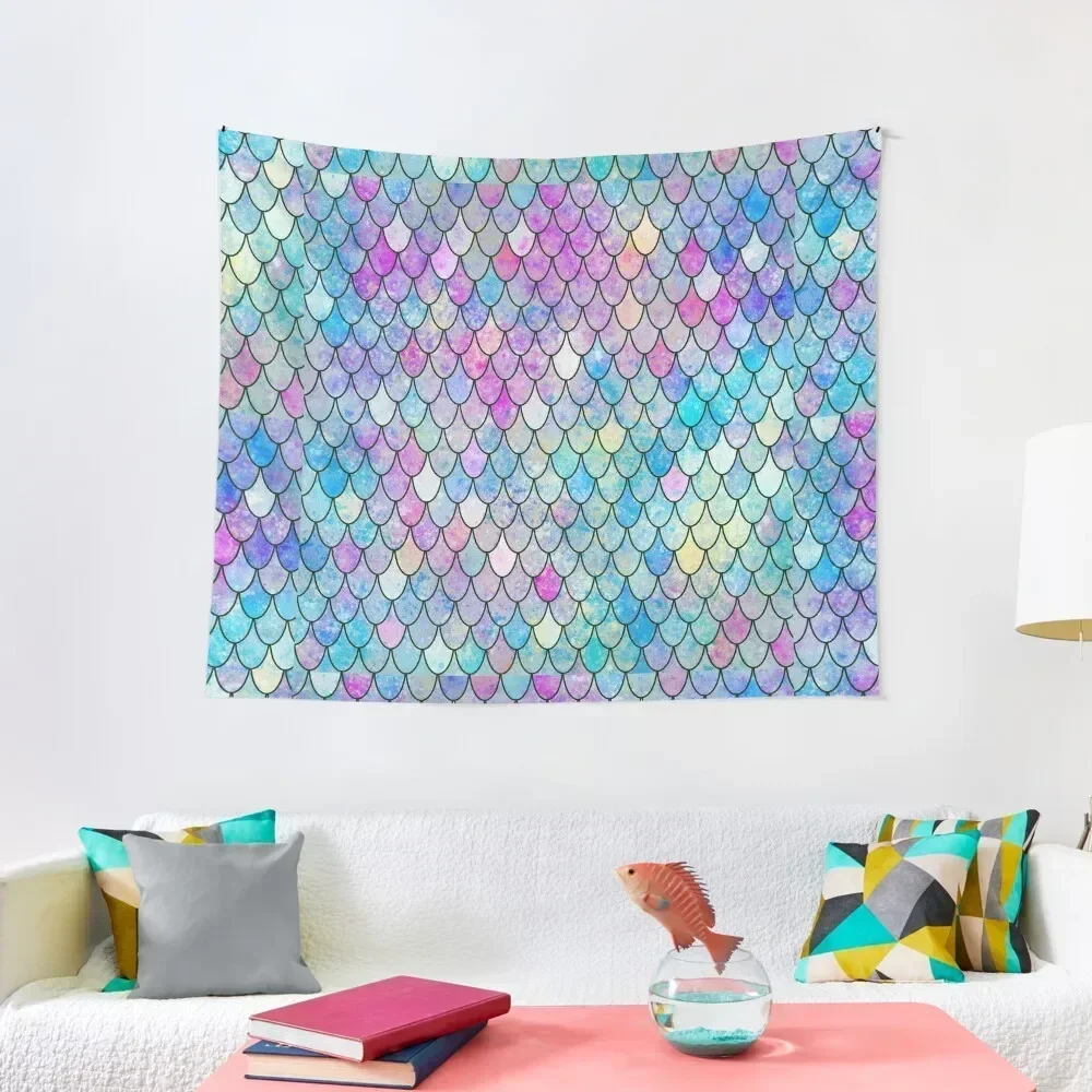 

mermaid scales Tapestry House Decor Kawaii Room Decor Bedroom Decor For Bedroom Tapestry