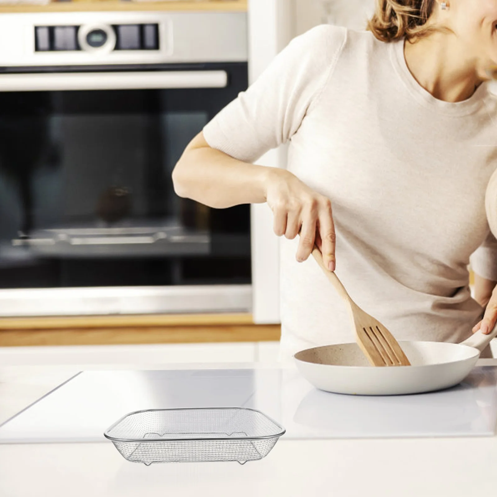 

Stainless Steel Utensil Drying Rack Compact Design Tableware Drainage Basket Fast Water Removal Utensil Holder for Sink