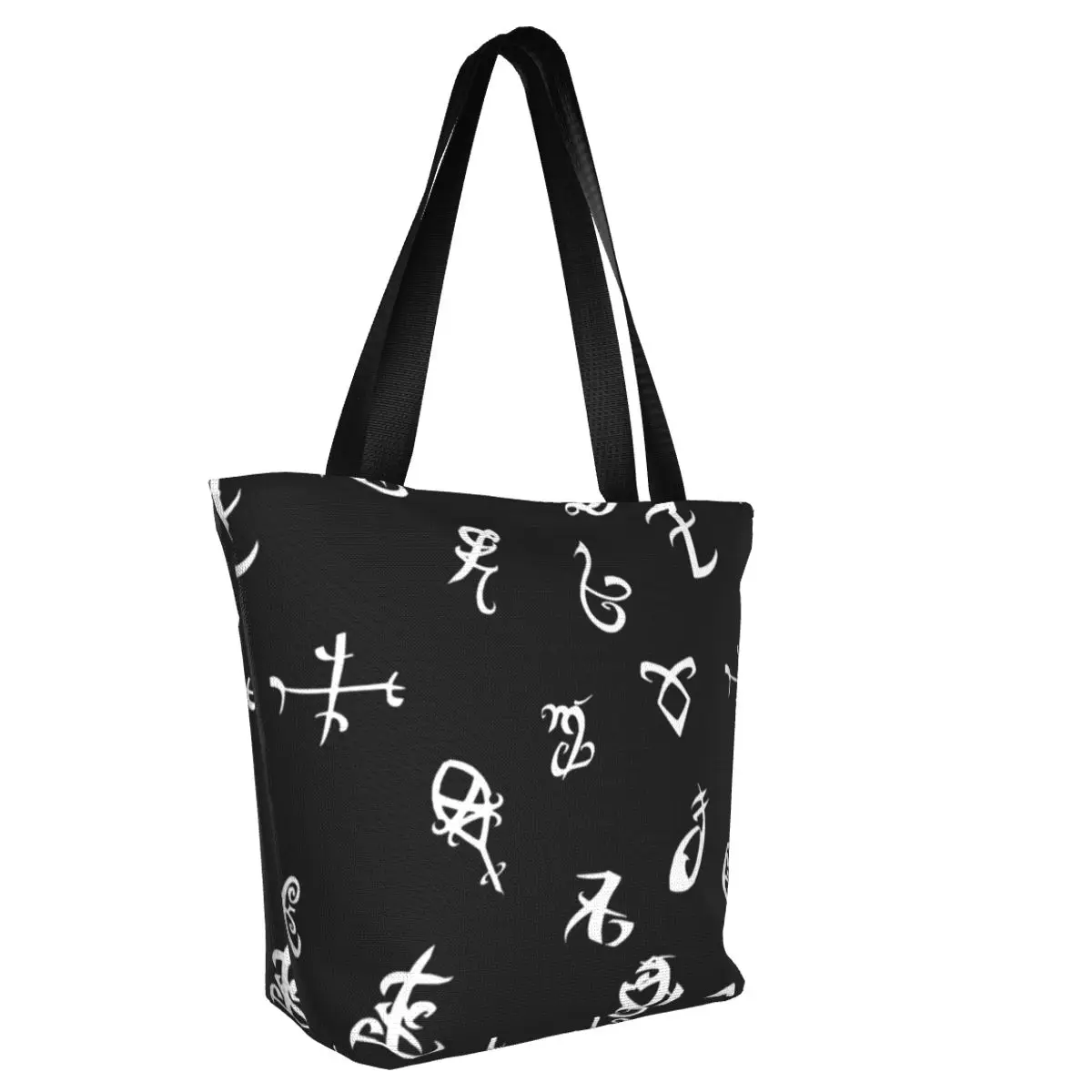 Shadowhunters Angel Shopping Bag Evil Symbol Travel Woman Handbag Gifts Retro Cloth Bags