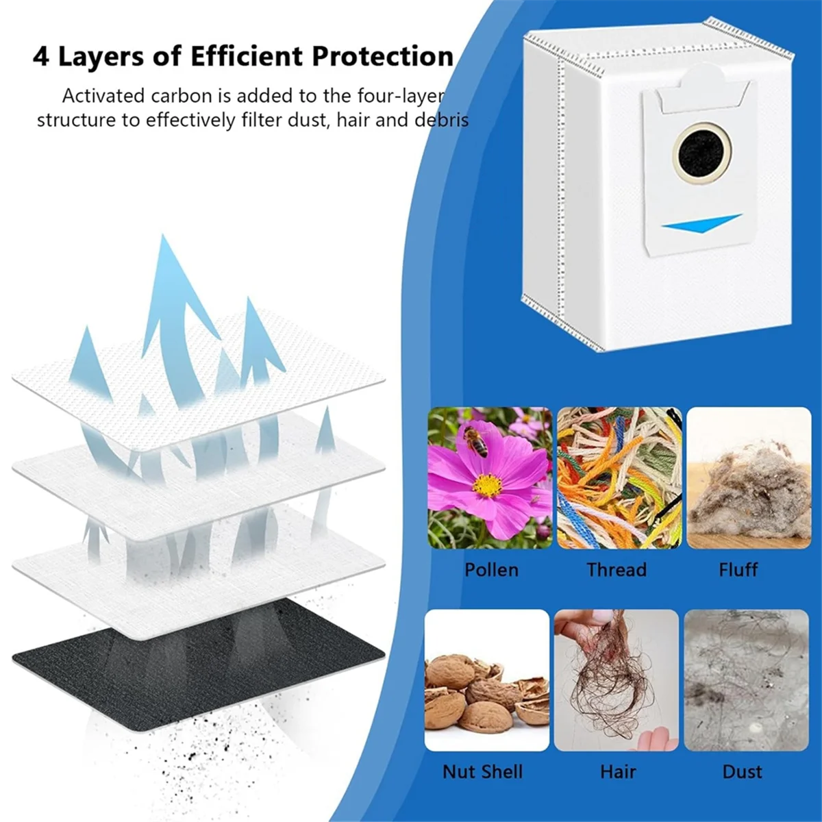 Für Ecovacs Deebot X5 Omni Roboter Staubsauger Hauptseite Pinsel HEPA-Filter Mopp Tuch Staub Taschen Ersatzteile