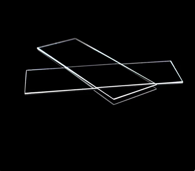 

Quartz Plate High Temperature Resistant Slide Glass High Ultraviolet Transmittance 75*25*1Mm Spot Optical Quartz Glass Plate