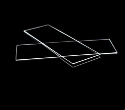 Quartz Plate High Temperature Resistant Slide Glass High Ultraviolet Transmittance 75*25*1Mm Spot Optical Quartz Glass Plate