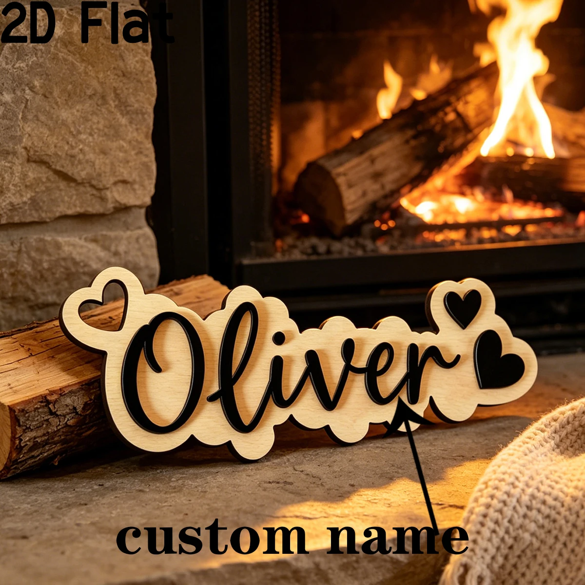 1Pc Custom Love Decor Wooden Acrylic Name Plaque,Home Room Office Wall Door Decor,DIY Nursery Birthday Wedding Graduation Gift