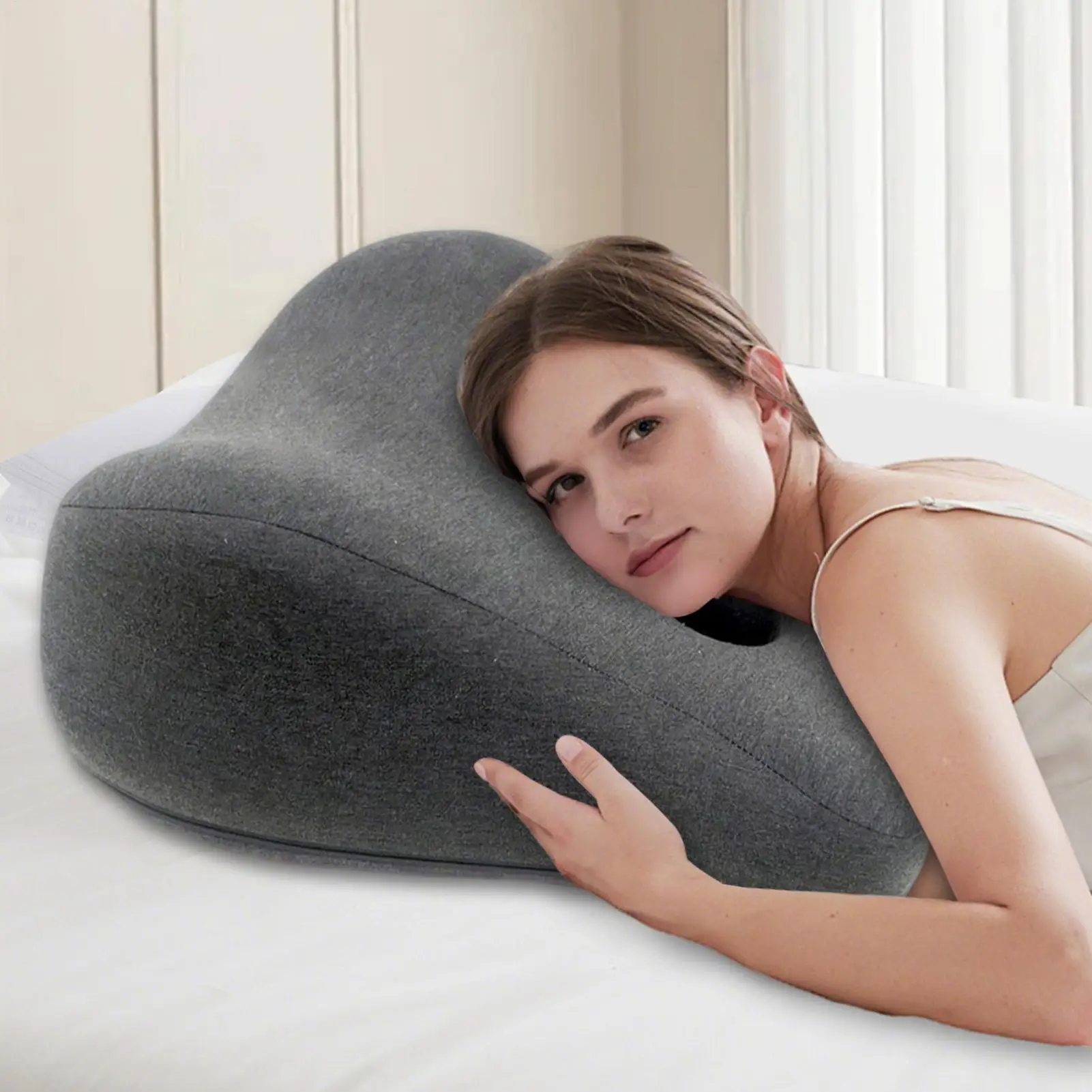 Alleviate back pain Wedge pillow memory foam cushion chair waist lie down pillow mattress bed waist lie down sleeping Pillow