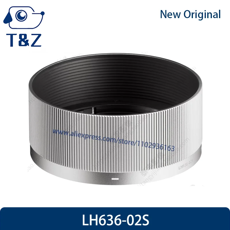 

New Original LH636-02S Lens Hood For Sigma 35 2 35f2 35/2 35mm f2 58mm Hood LH636 02S Silver Lens Sunshade LH63602S