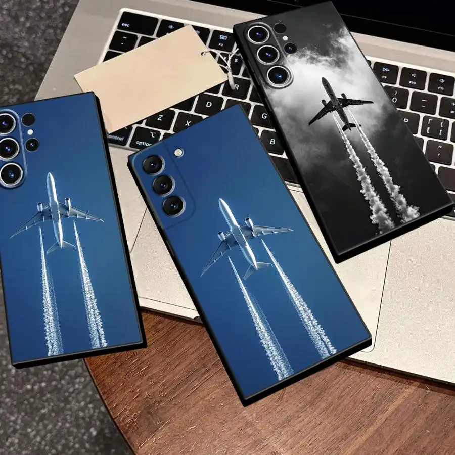 Fashion Aircraft Cool Phone Cover Case for Samsung Galaxy S26 Ultra S25 Plus S22 S24 S20 FE S21 Note 20 10 S23