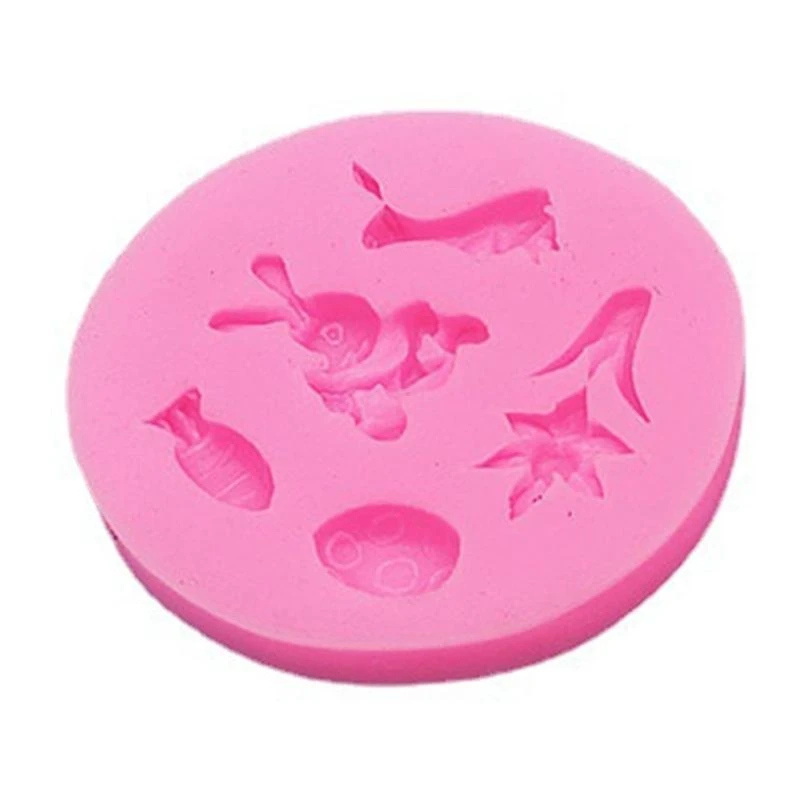 

Easter Bunny Carrot Silicone Mold for Baking Cake Fondant Candy Chocolate Decorating Tools Dessert Mousse Mould DIY Craft