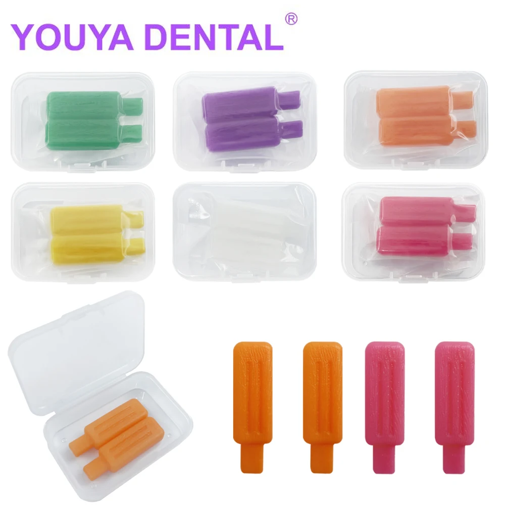 2Pcs/box Tooth Chew Aligners for Tooth Aligner Tray Seater Remove Invisible Braces Orthodontic Chewies Silicone Sticks