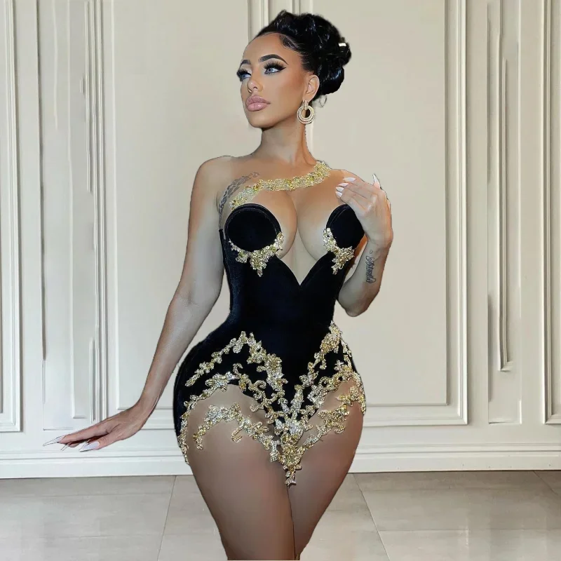 

Сексуальные короткие платья для выпускного вечера для темнокожих девушек, коктейльные платья с прозрачными аппликациями для афроамериканок на день рождения, выпускной или вечеринку.